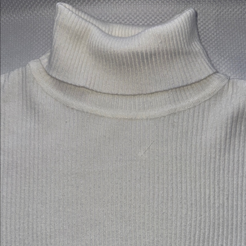 SHEIN Cream Turtleneck Sweater